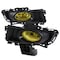 Spec-D Tuning 07-08 Mazda 3 Fog Lights Amber With Universal Wiring Kit LF-MZ3074AMOEM-HZ - alternate 1